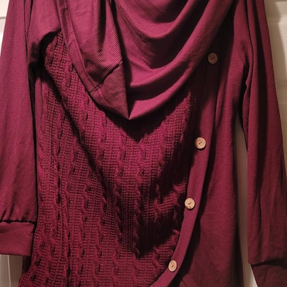 Purple Sweat Suit with a whood - Picture 2 of 3